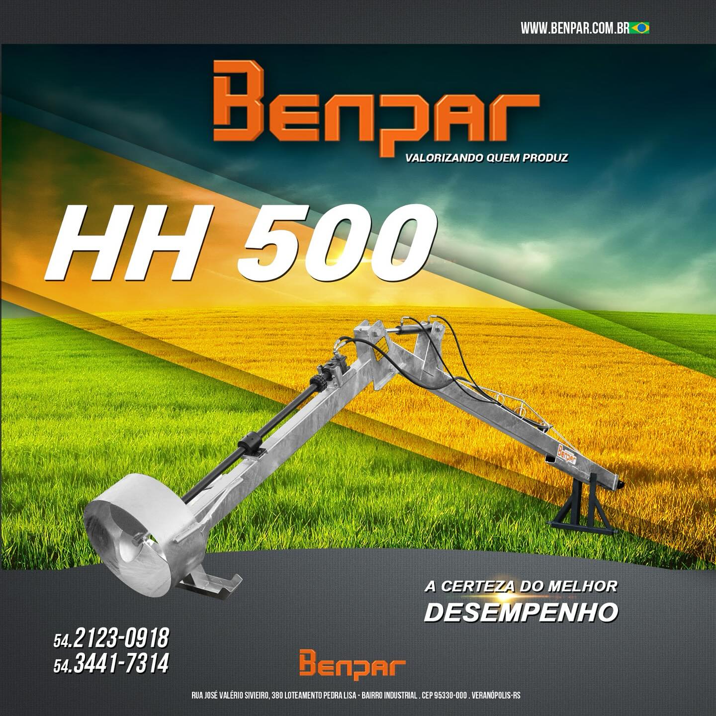 Homogeneizador Hidráulico HH 500: Potência, Versatilidade e Durabilidade!