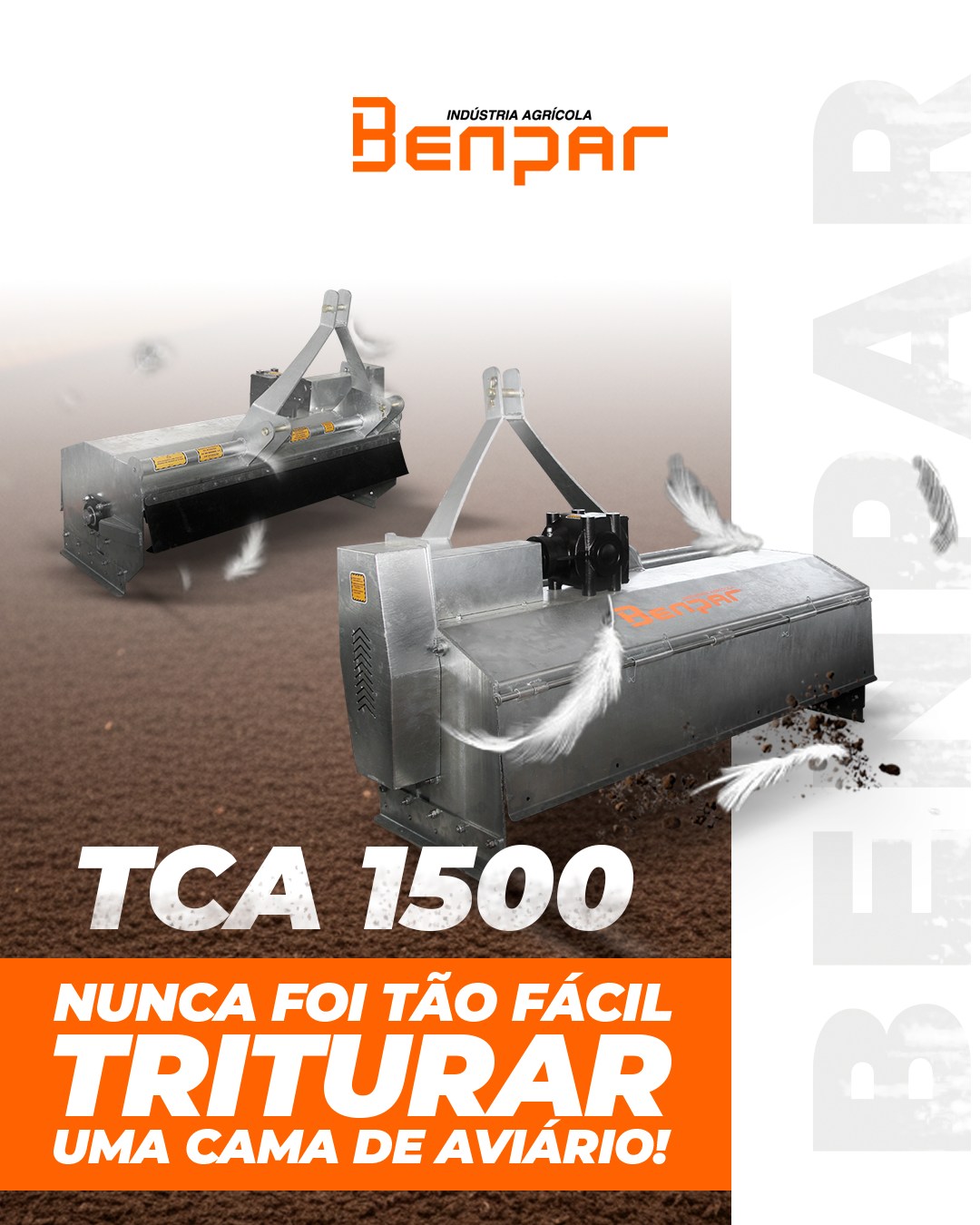 TCA1500: Mais eficiência e menos esforço na trituração da cama de aviário