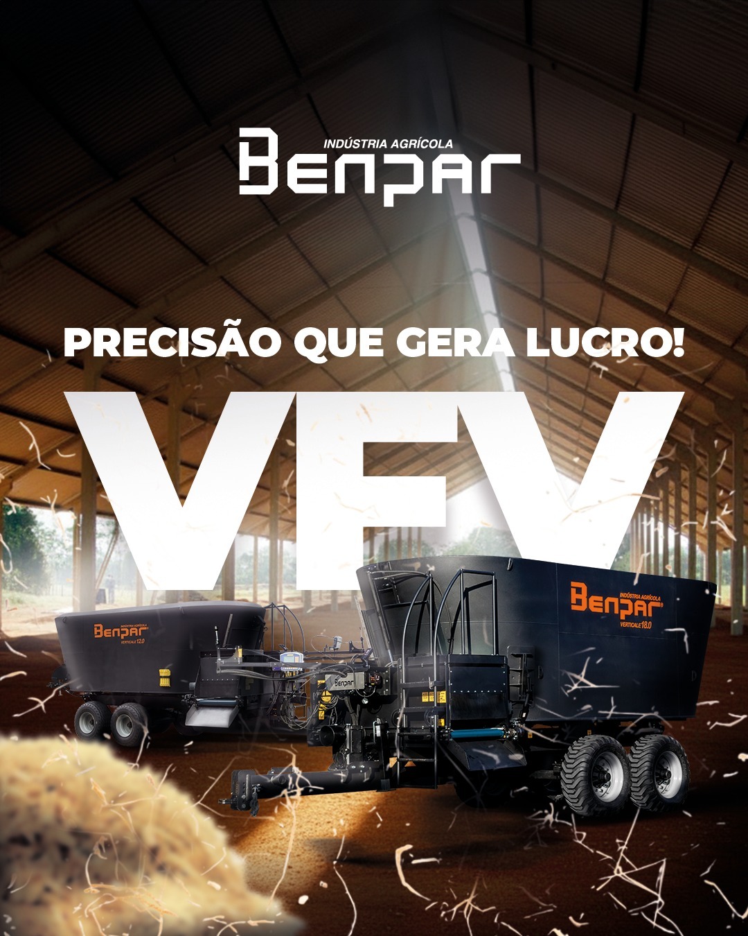Precisão que se Transforma em Lucro: Conheça os Vagões Forrageiros VFV da Benpar